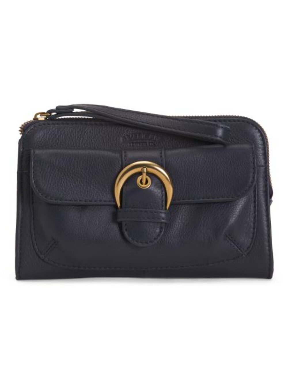 AMERICAN LEATHER CO. Leather Wristlet Wallet With Rfid Technology